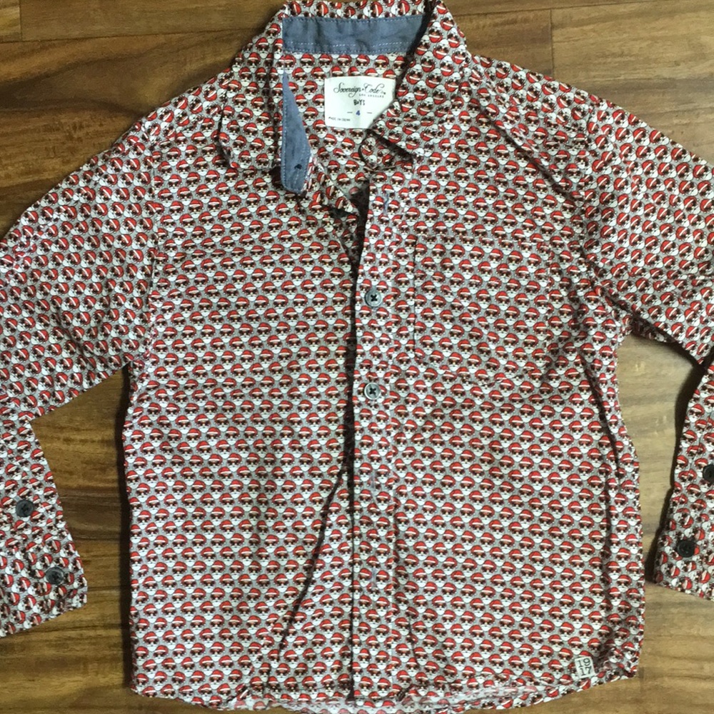 3 for $15 Christmas Santa Dress Shirt